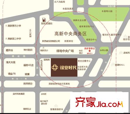 錦業(yè)時(shí)代區(qū)位圖