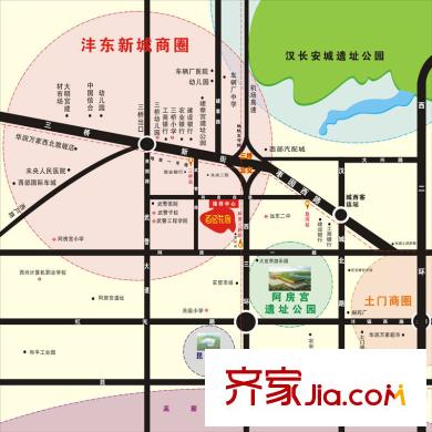 百合花園二期區(qū)位圖