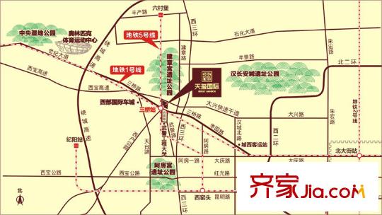 天璽國際區(qū)位圖