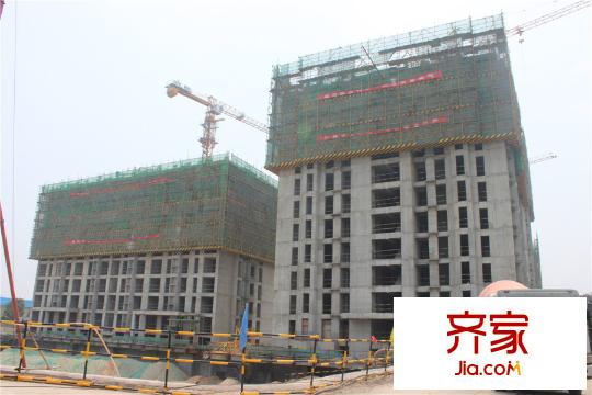 中聞傳媒廣場施工進度（2015.07）