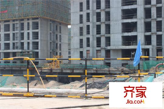 中聞傳媒廣場施工進度（2015.07）