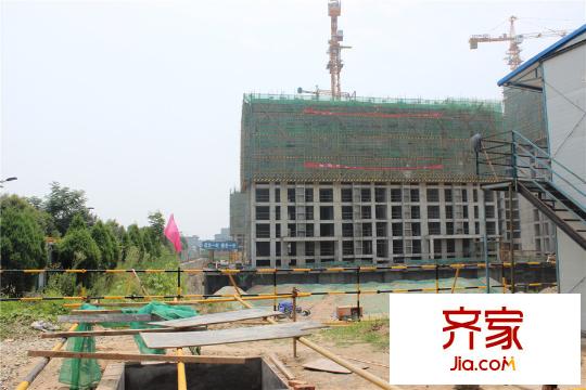 中聞傳媒廣場施工進度（2015.07）