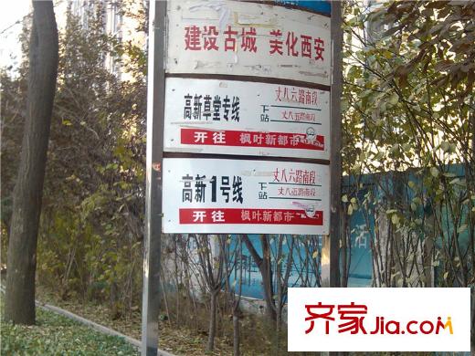 東尚蜂鳥周邊配套-公交站牌