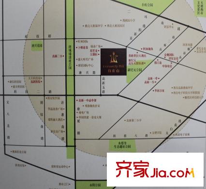 自在山交通圖