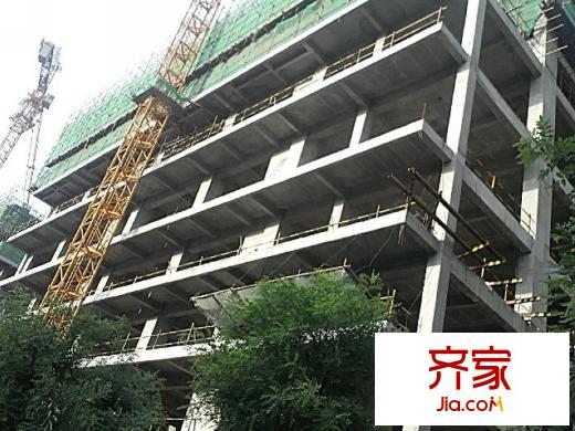 水滴Uhome工程進(jìn)度圖（攝于2013年6月）