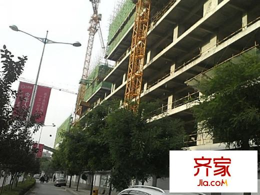水滴Uhome工程進(jìn)度圖（攝于2013年6月）