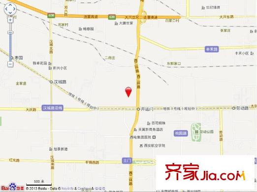雅逸新城電子地圖