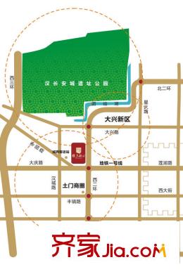 雅逸新城區(qū)位圖