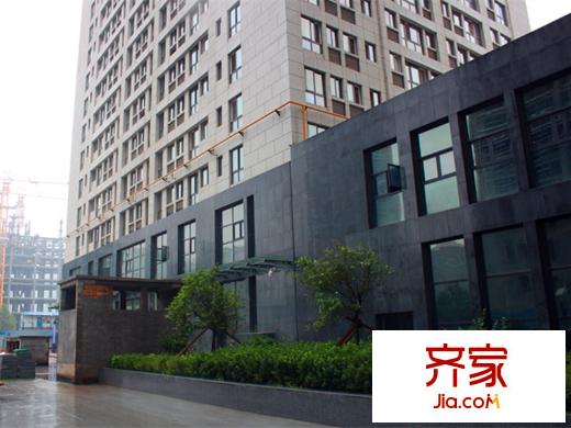 錦業(yè)時代施工進度圖（攝于2014年9月11日）