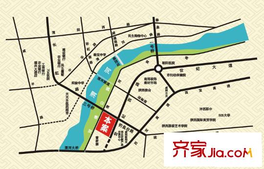 華府御園區(qū)位圖