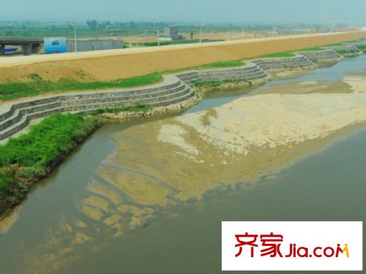 華府御園渭河實景
