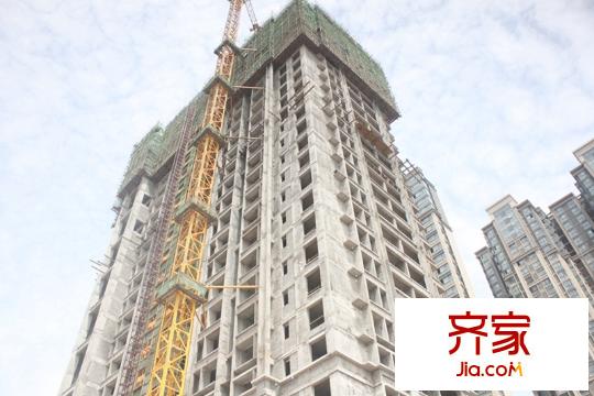 水半灣4號樓施工至26層（2014-5-29）