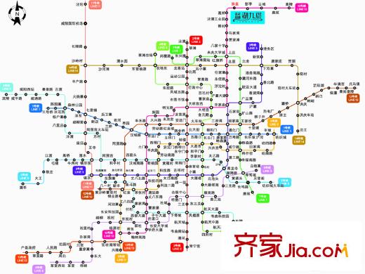 嘉園藍(lán)湖九郡交通圖