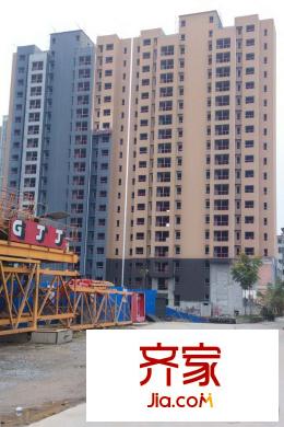 馨悅茗園施工進度圖（攝于2015年11月16日）