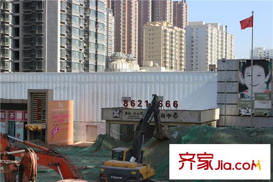 名京?九合院原先售樓部實(shí)景圖（攝于2015年1月21日）