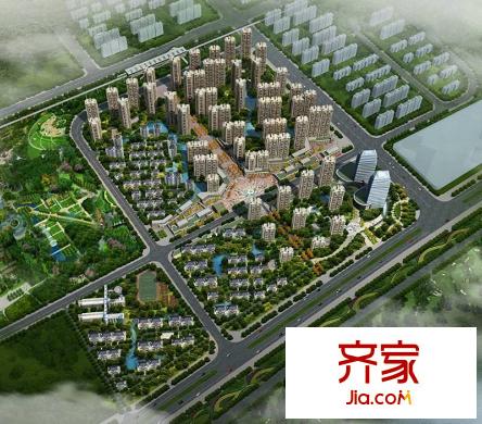 秦嶺北麓鳥瞰圖