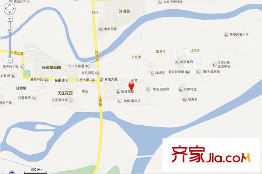 中明?涇渭華府交通坐標(biāo)圖
