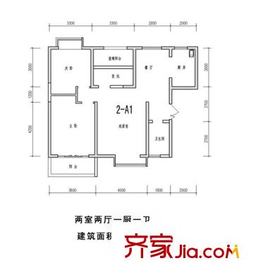 平方米灞1號2室2廳1衛(wèi)110.49平 2室2廳1衛(wèi)1廚