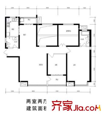 平方米灞1號2室2廳2衛(wèi)146.54平 2室2廳2衛(wèi)1廚