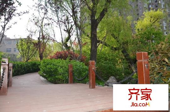 卡布奇諾國(guó)際社區(qū)社區(qū)實(shí)景園林（2015.4.15）