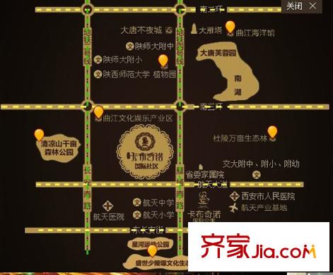 卡布奇諾國際社區(qū)區(qū)位圖