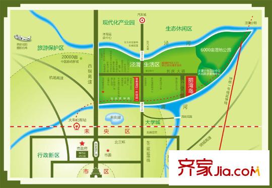 麗灣島區(qū)位圖