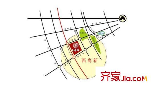 中國(guó)?鐵建瑞園地圖