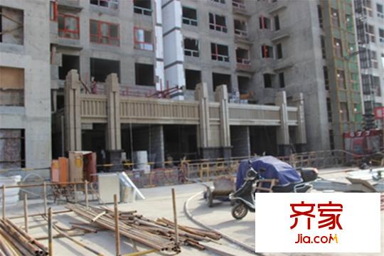 海平方米?暖暖的宅項(xiàng)目施工現(xiàn)場(chǎng)（攝于2015.4.15）