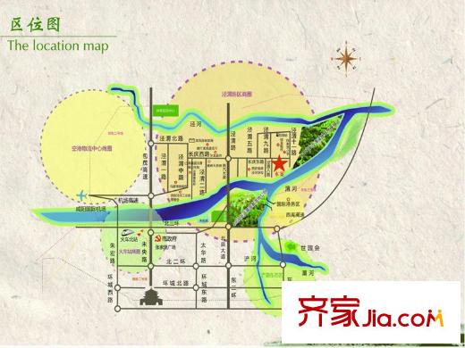 馨悅茗園區(qū)位圖