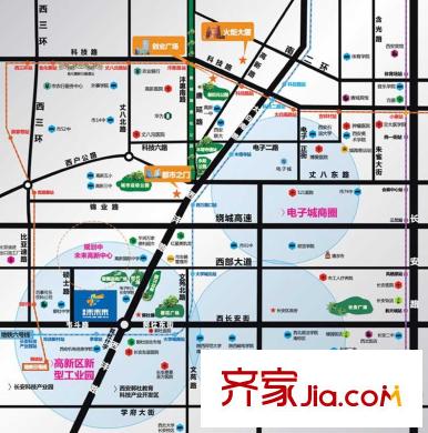高新?未未來區(qū)位圖