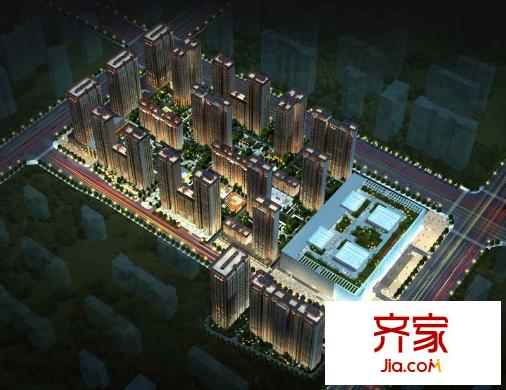 紅星美凱城夜景鳥(niǎo)瞰圖