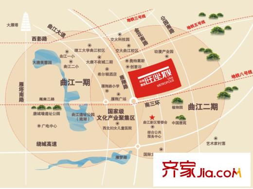 旺座城―海德堡PARK區(qū)位圖
