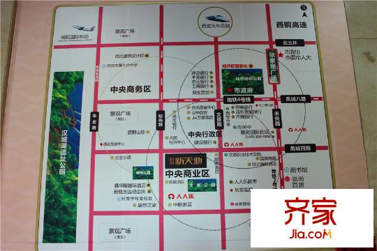 海平方米?新天地交通（攝于2015年1月21日）