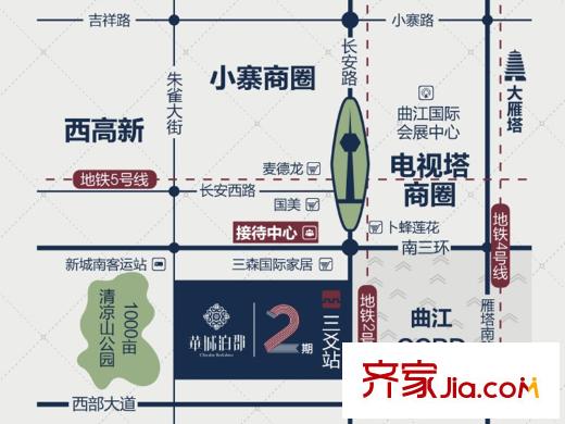 華城泊郡二期區(qū)位圖