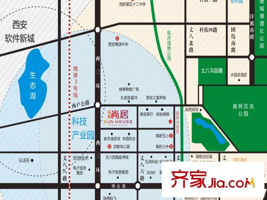 高新尚居區(qū)位