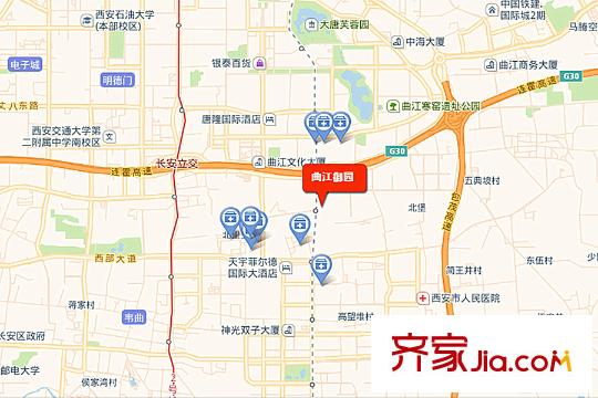 曲江御園電子地圖