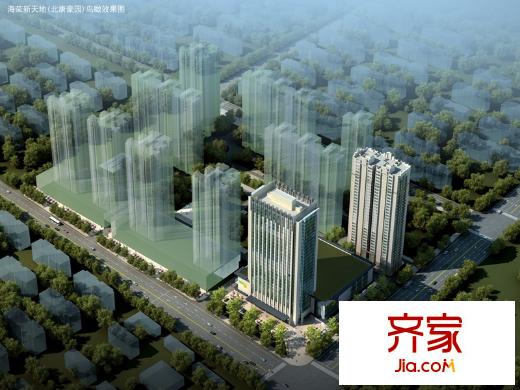 海平方米?新天地鳥瞰圖