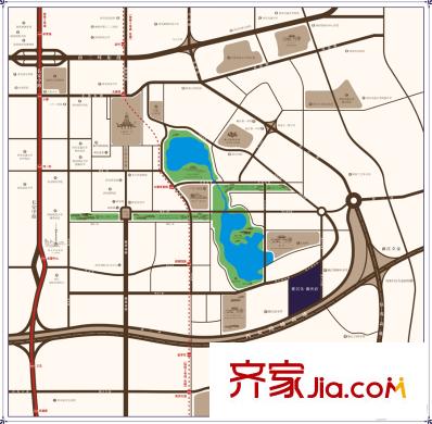 雅居樂?御賓府區(qū)位圖