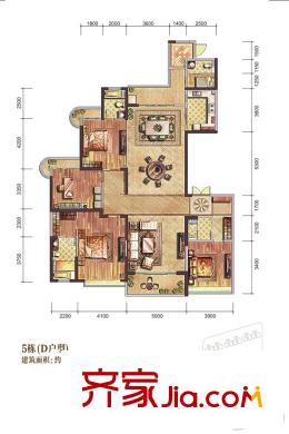 雅居樂?御賓府D戶型 4室2廳4衛(wèi)1廚
