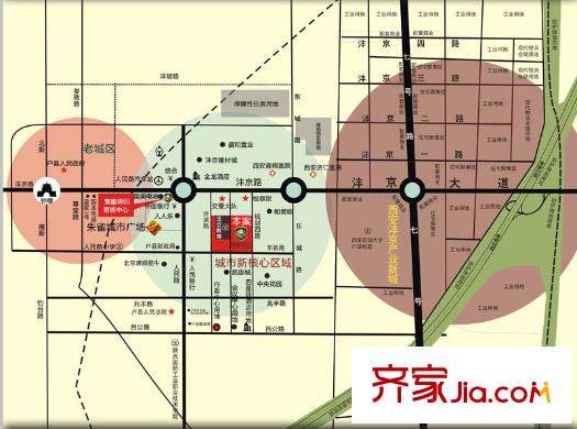 朱雀錦園區(qū)位圖