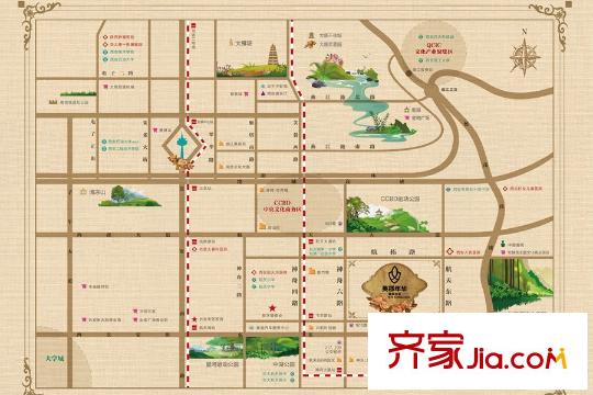 英郡年華國際社區(qū)項(xiàng)目區(qū)位圖