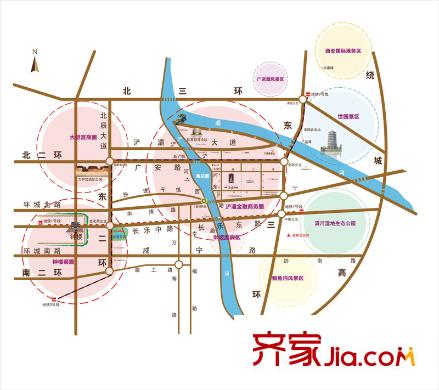 冠昌?金域灣畔區(qū)位圖