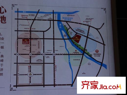 西安?恒大御景區(qū)位圖