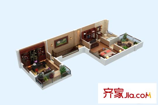 陽(yáng)光臺(tái)365A戶型3層 2室1衛(wèi)