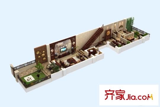 陽(yáng)光臺(tái)365C戶型1層 1室2廳1衛(wèi)1廚