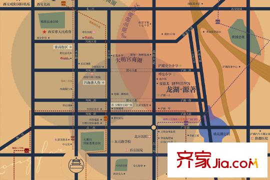 龍湖?源著區(qū)位圖