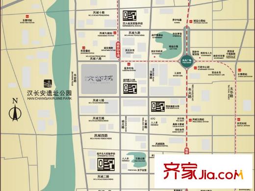 鼎正?大都城區(qū)位圖