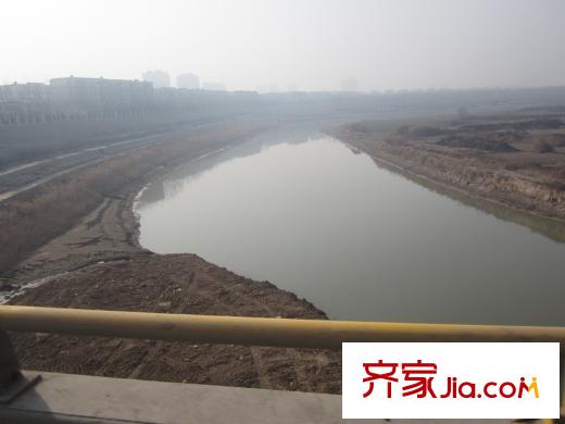 涇渭分明?生態(tài)半島周邊涇河