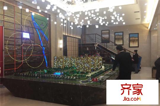 天朗蔚藍(lán)東庭售樓部實景（2015.12）