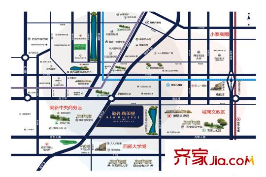 海亮新英里區(qū)位圖